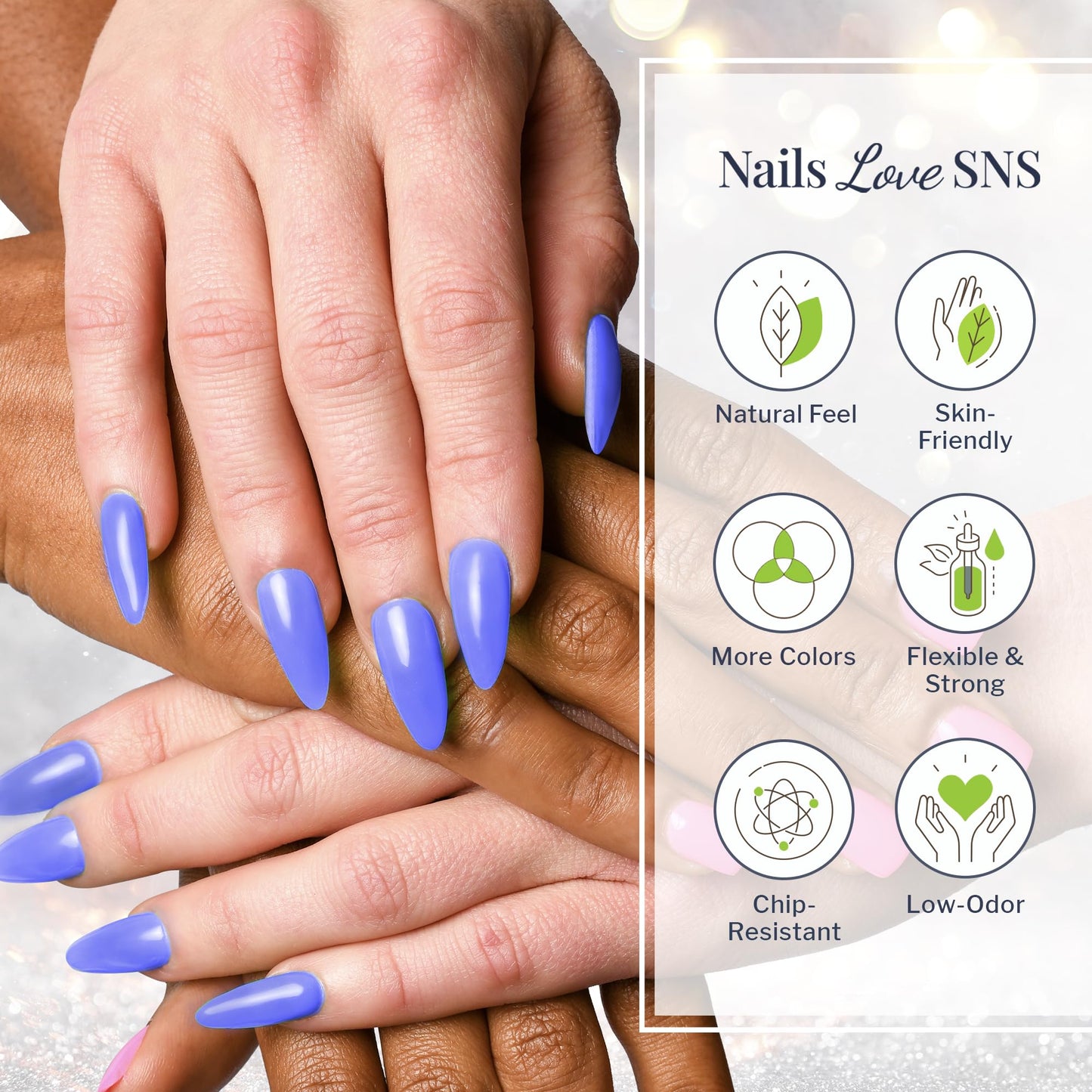 SNS Nail Dip Powder Cupid's Arrow – 14-Day Wear, Low Odor, No UV Lamp, 1.5oz