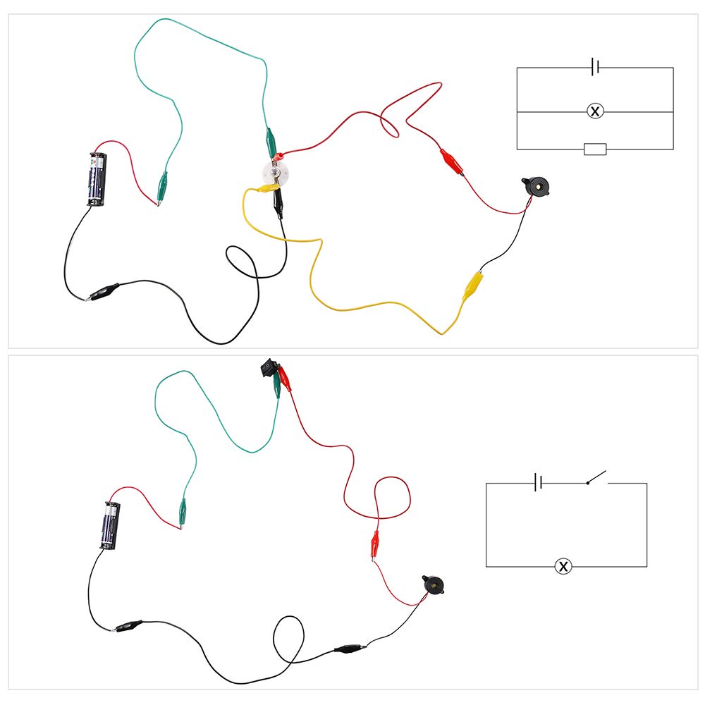 Sntieecr Electric Circuit Motor Kit – DIY STEM Education for Kids, Montessori Learning