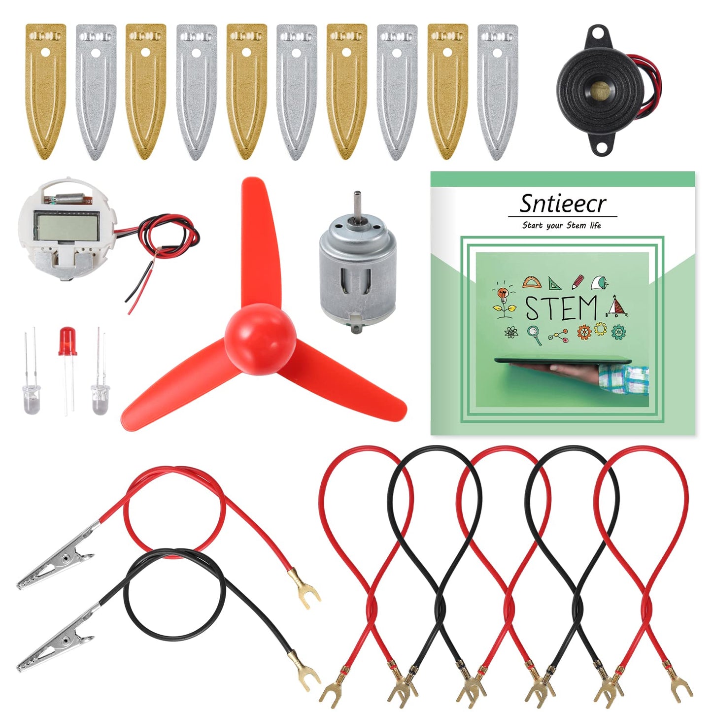 Sntieecr Fruit Battery Science Kit — DIY STEM Lab Experiments for Kids