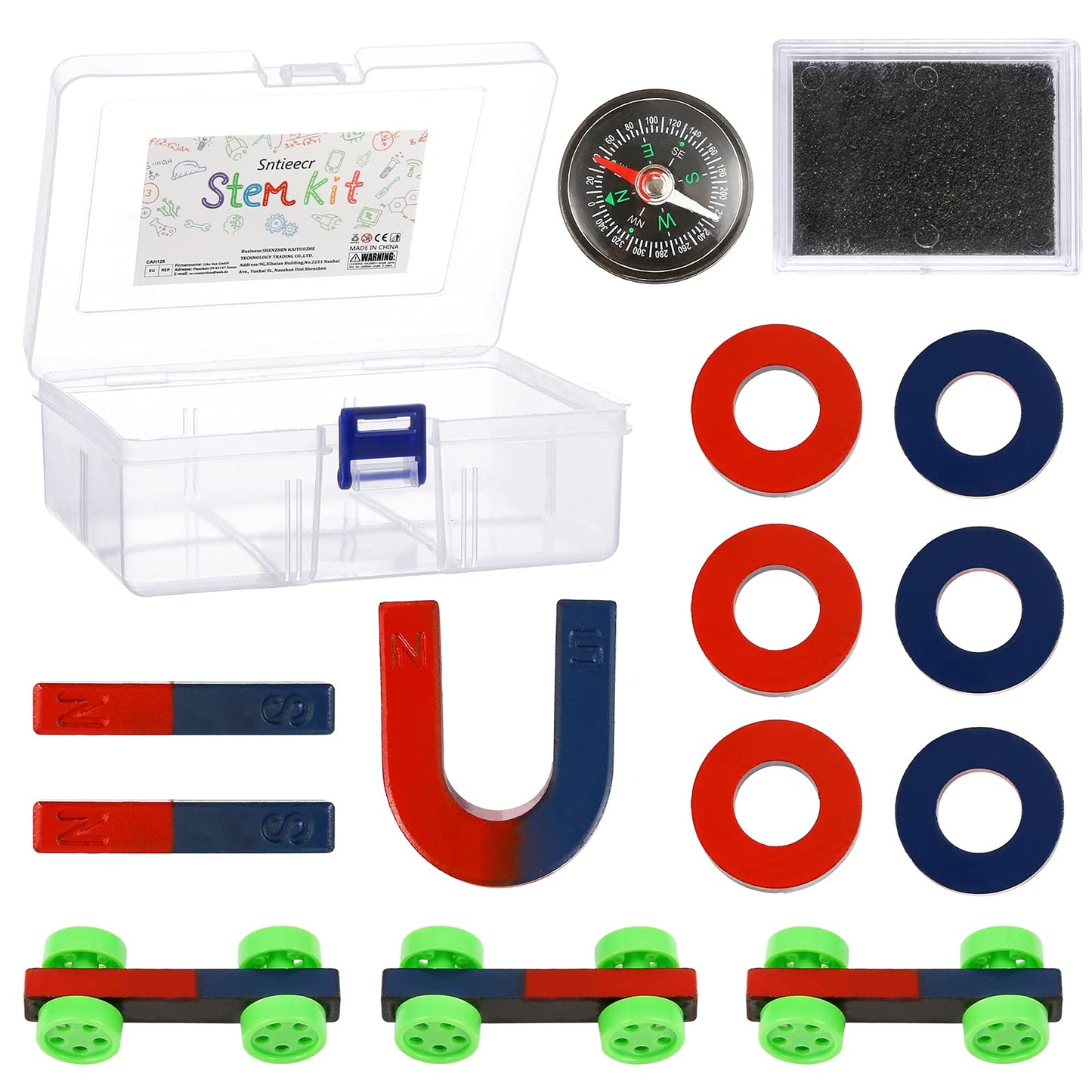 Sntieecr Labs Junior Magnetism Set — Hands-On Physics & Magnetism Experiments for Kids