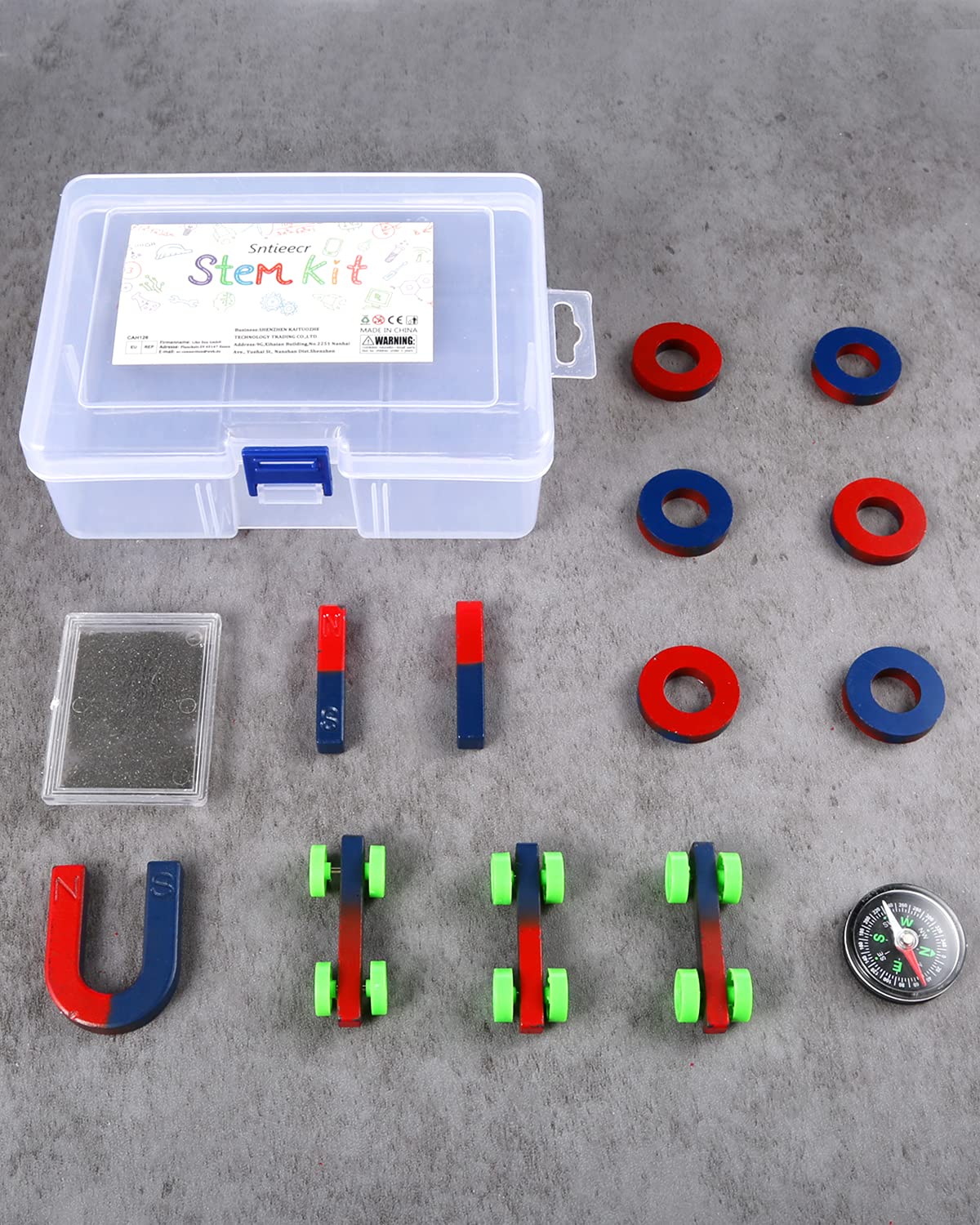 Sntieecr Labs Junior Magnetism Set — Hands-On Physics & Magnetism Experiments for Kids