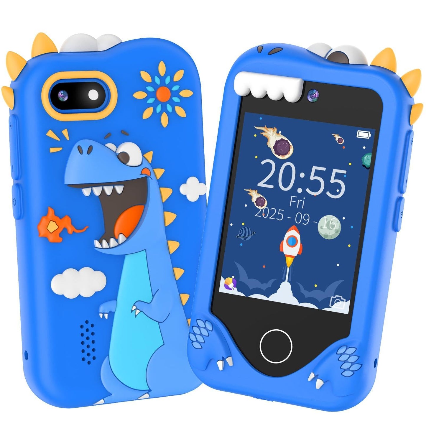 SNWIDA Kids Smart Phone for Boys – 2.8-inch Touchscreen, Dual Cameras, 32 GB Card, Learning & Play