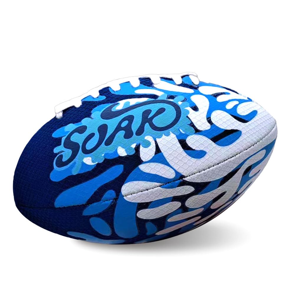 SOAK 9-Inch Water Football – Waterproof Foam Ball for Pool, Beach & Lake