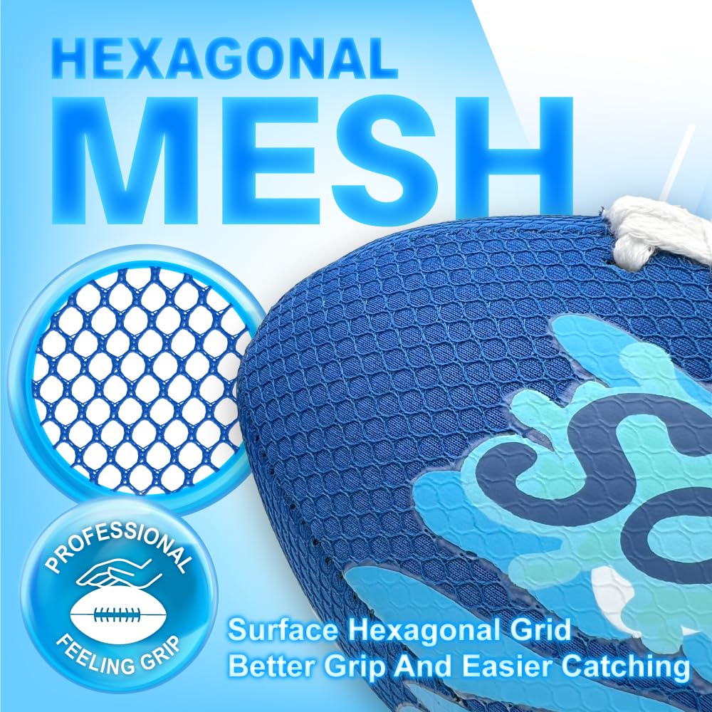 SOAK 9-Inch Water Football – Waterproof Foam Ball for Pool, Beach & Lake
