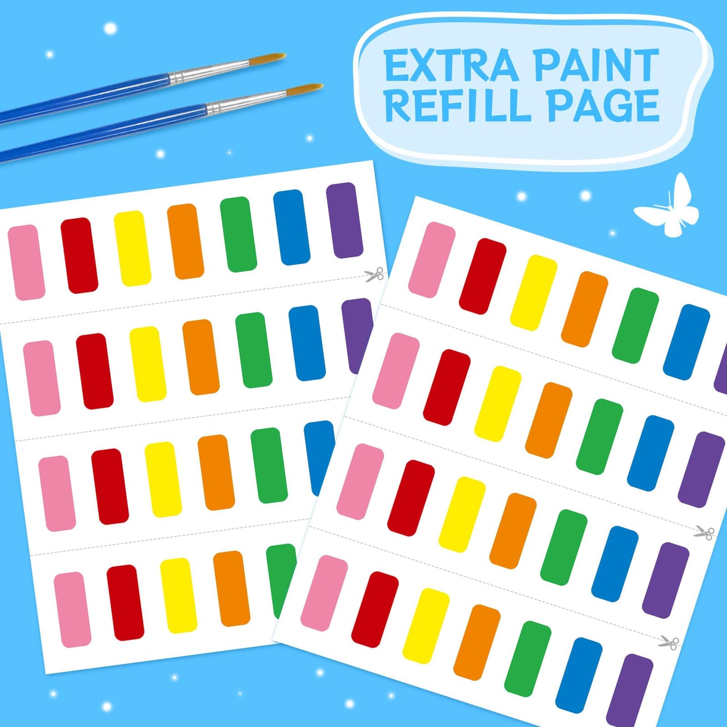 SOCOLER Paint with Water Coloring Books for Toddlers – Sea World Theme, Mess-Free