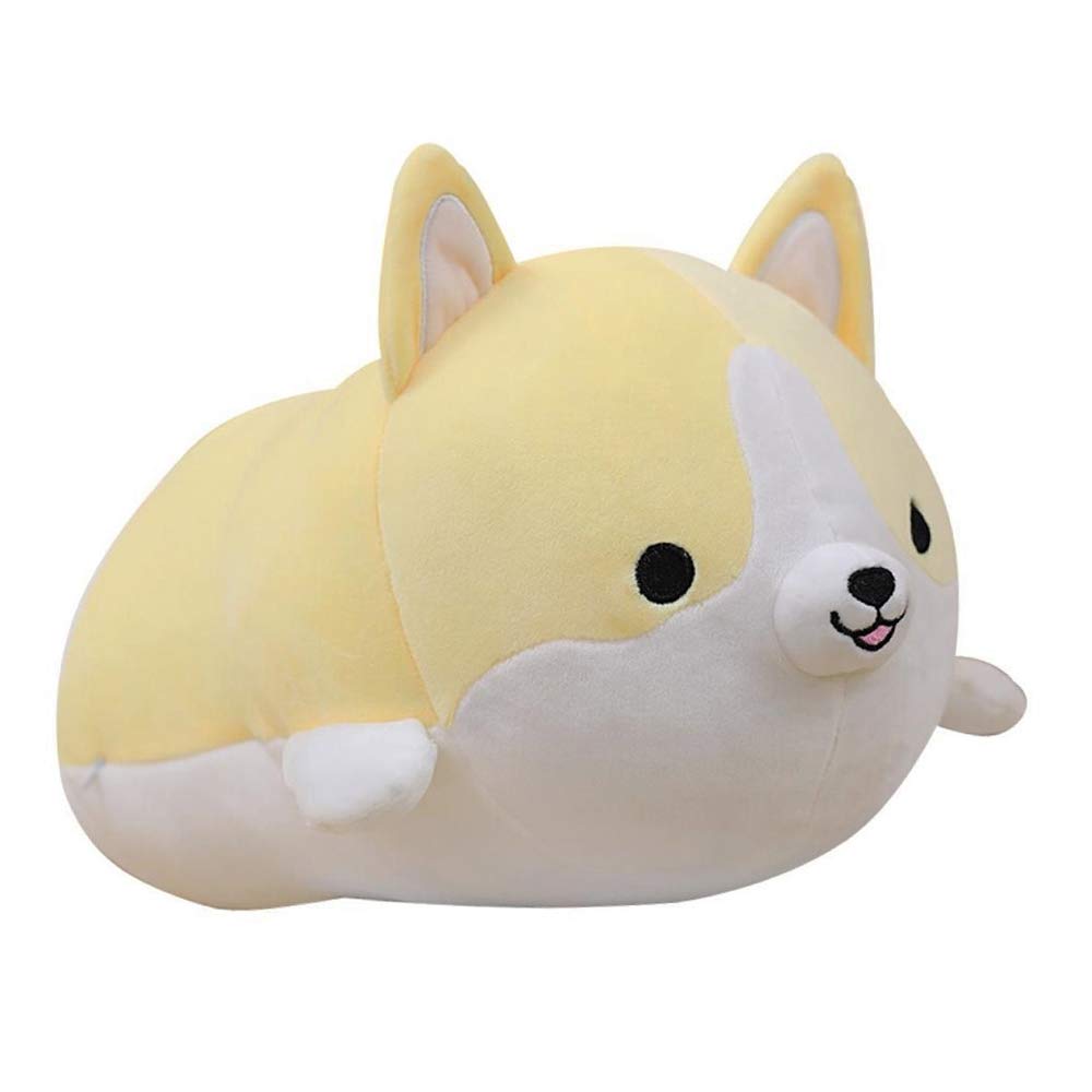 sofipal Corgi Dog Plush Pillow – 11.8-Inch Cute Shiba Inu Corgi Butt Plush Toy, Yellow