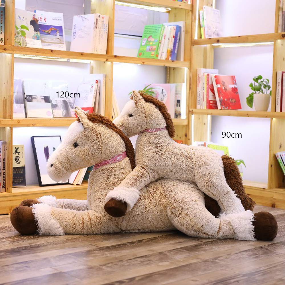 Sofipal Large Horse Plush 120cm – Giant Unicorn Pony Stuffed Toy for Kids