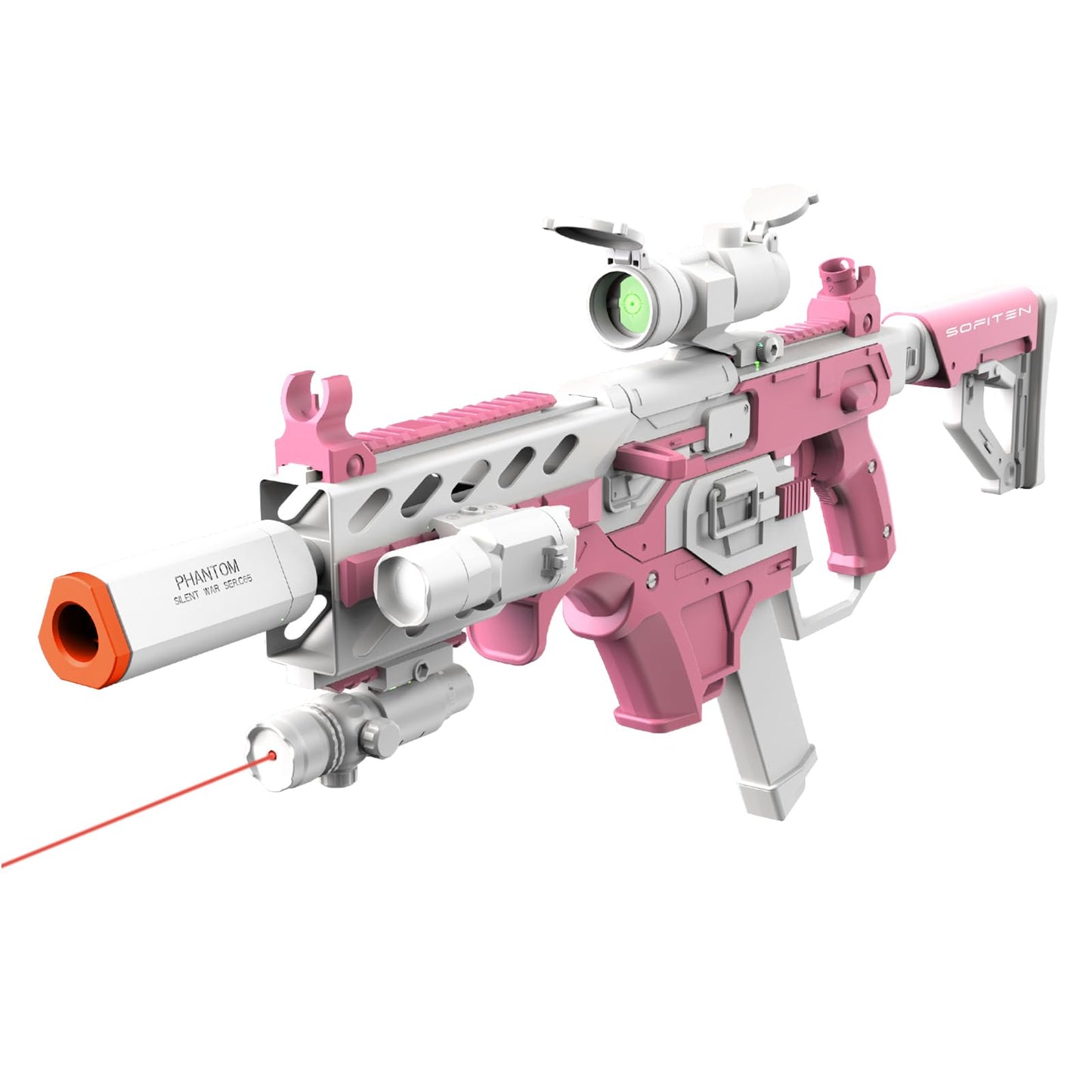 SOFITEN Toys Guns – Automatic Sniper Rifle with Scope & Vest Kit