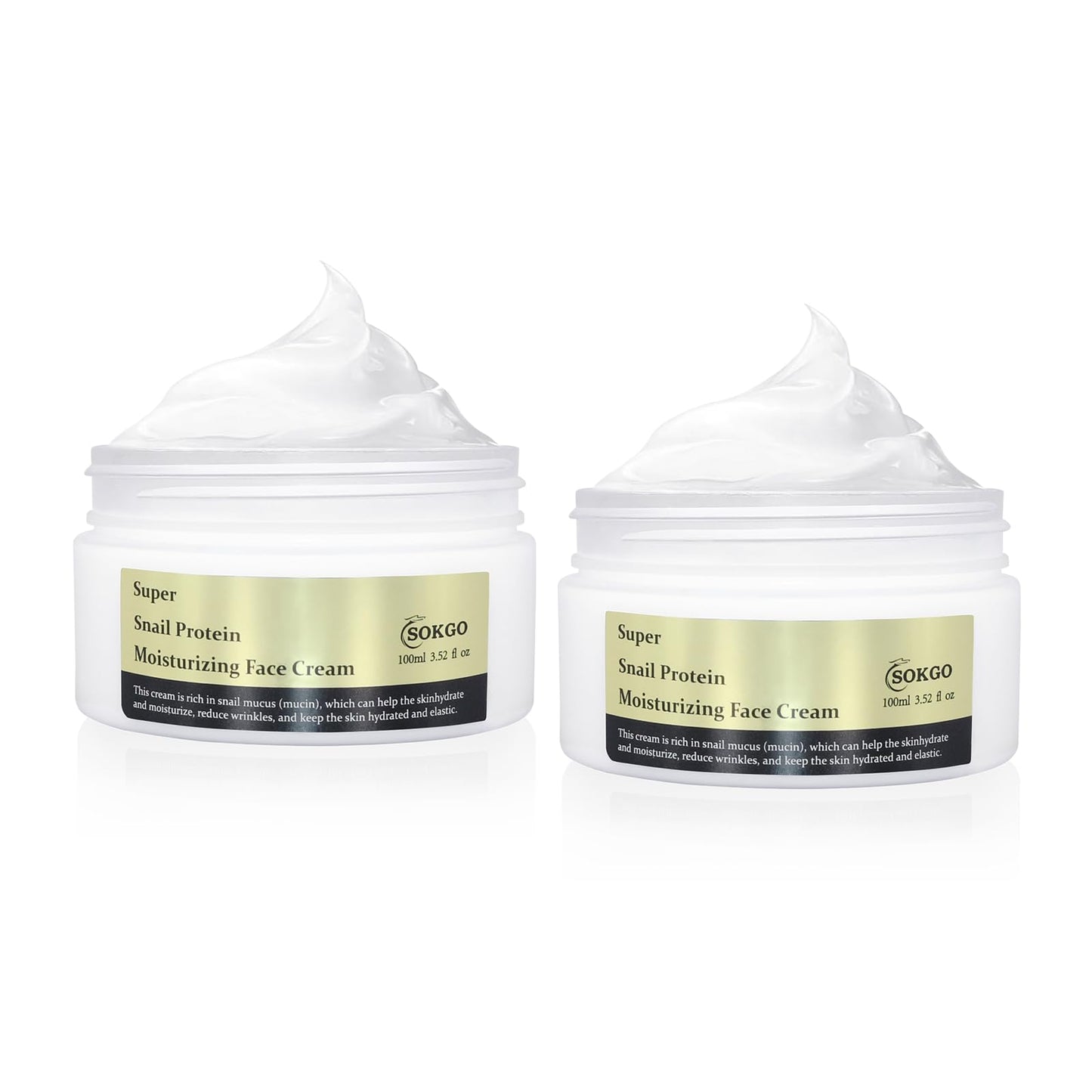 Sokgo Snail Mucin Cream | Revitalizing Hydrating Moisturizer for All Skin Types