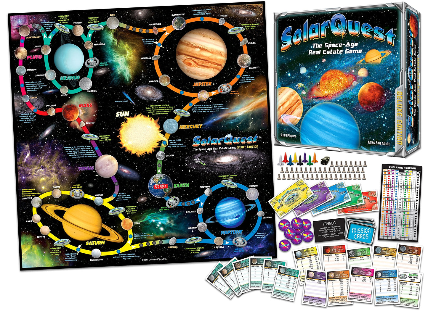 SolarQuest Deluxe Edition – Space-Age Real Estate Game by SOLARQUEST