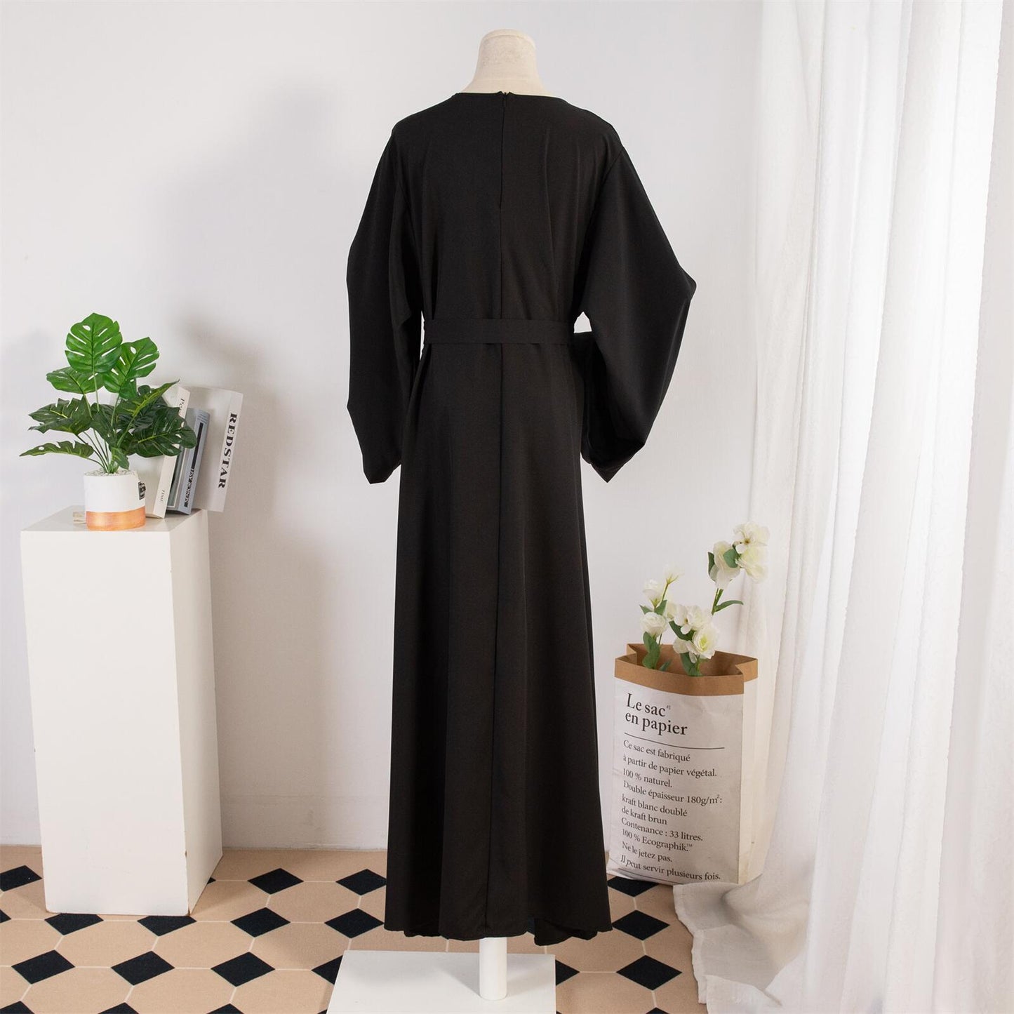 Solid Colour Casual Robe