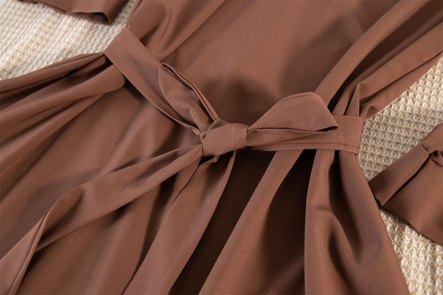 Solid Colour Casual Robe