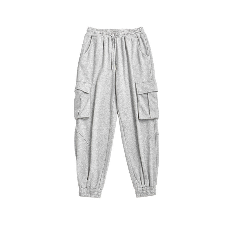 Solid Colour Overalls, Knit Pants, All-match Trousers, Women's Sports Pants