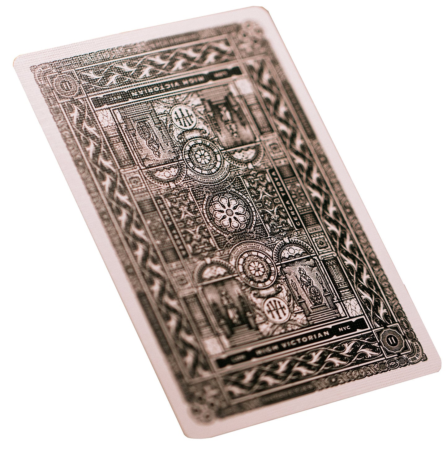 SOLOMAGIA High Victorian Playing Cards – Exquisite 3D Back, Gold & Green Foil