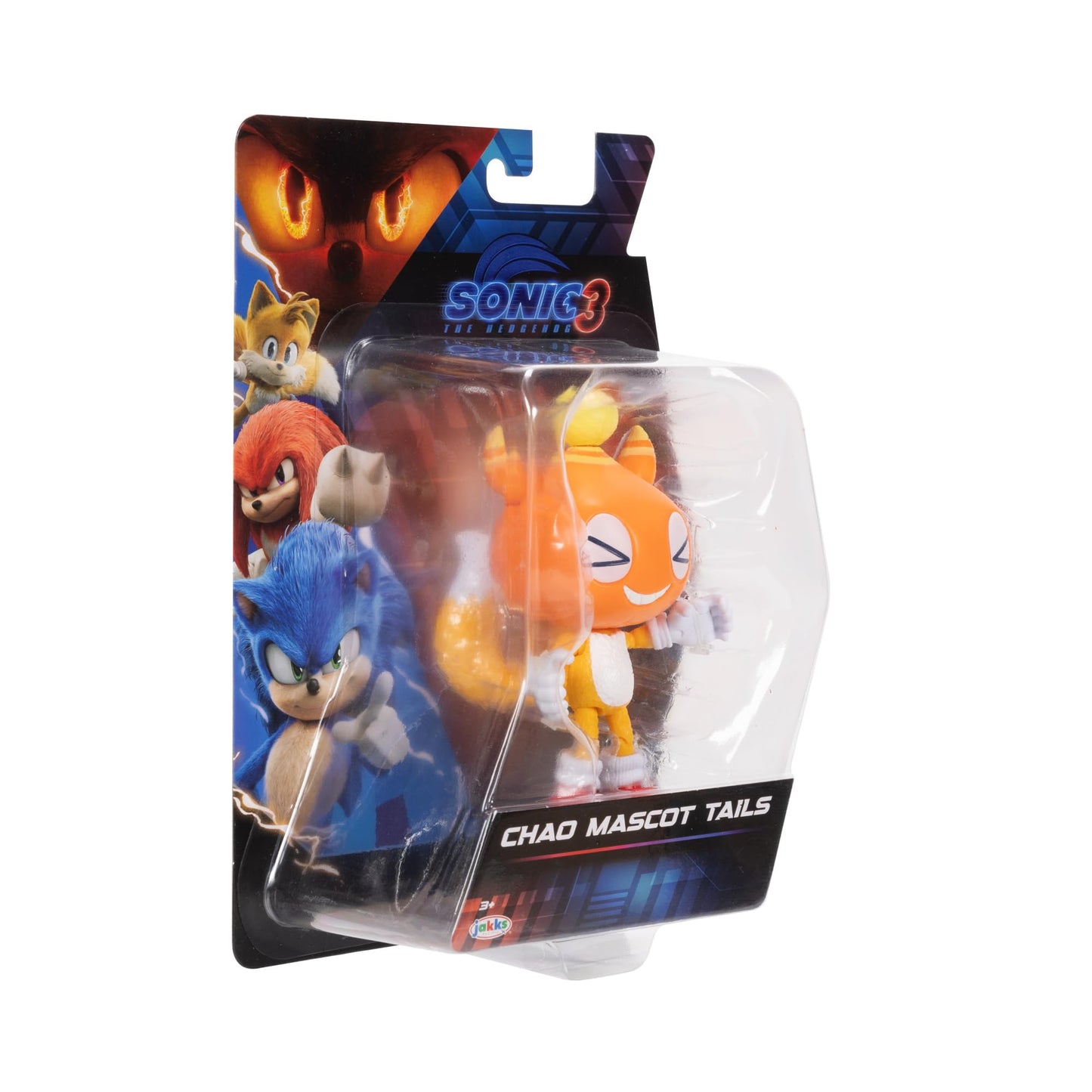 Sonic 3 Movie 5-Inch Action Figures – Chao Mascot Tails, Super Sonic, Shadow, Knuckles (Officially Licensed)