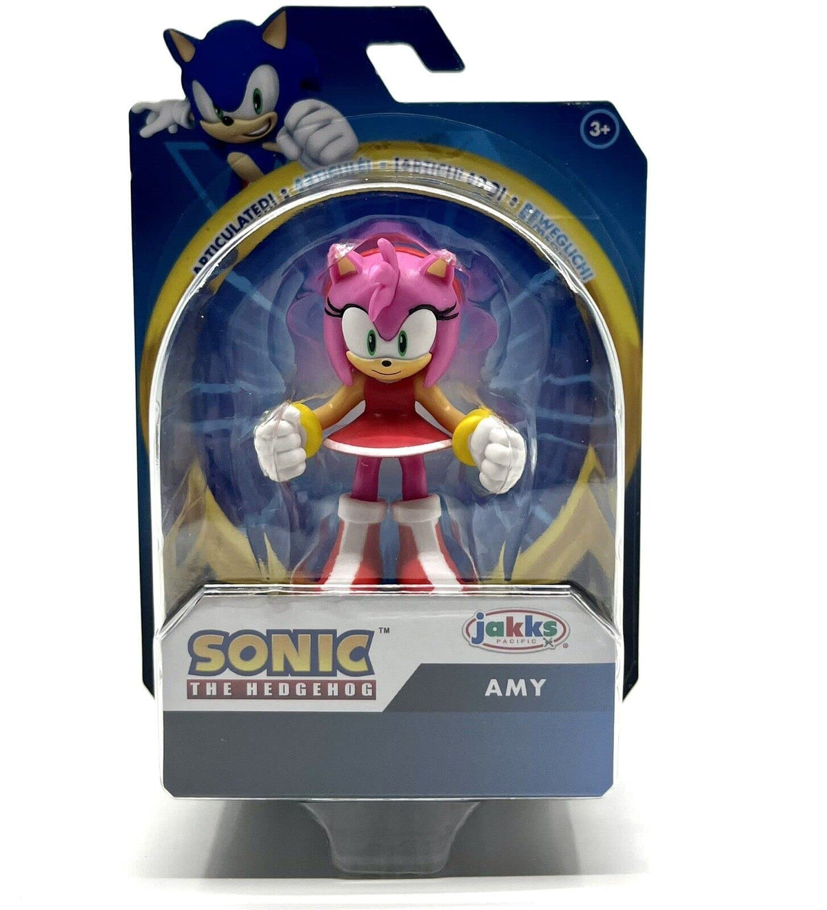 Sonic The Hedgehog Amy Mini Figure 2.5 inch – Collectible Figure | Packaging May Vary