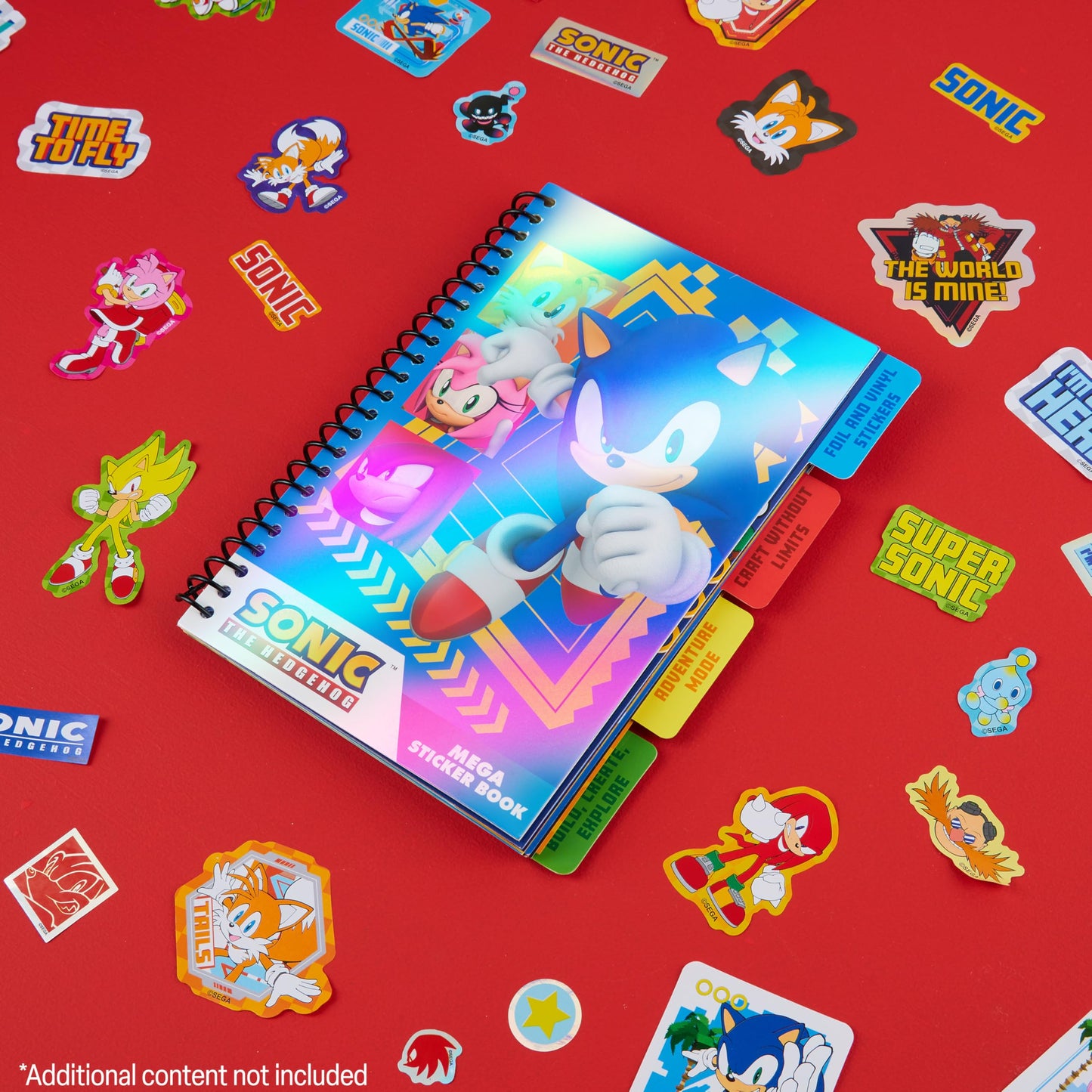 Sonic The Hedgehog Sticker Book for Kids & Teens – 400+ Collector Stickers & 28 Sheets