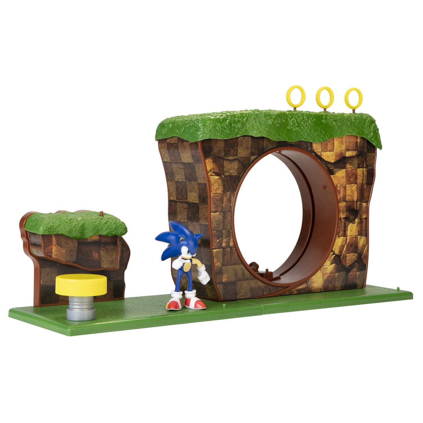 Sonic The Hedgehog Green Hill Zone Playset with 2.5-inch Sonic Action Figure