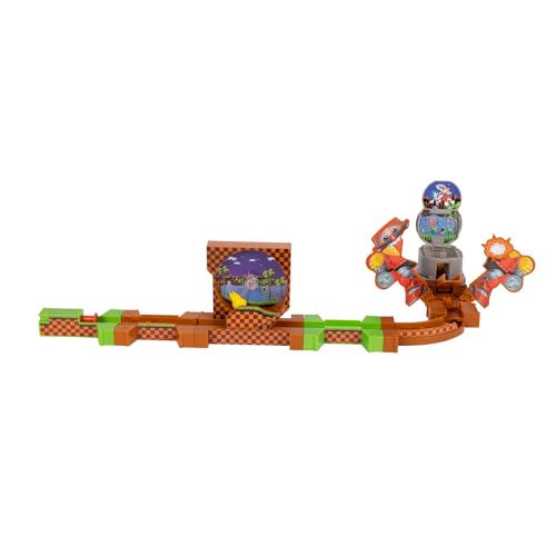Go Go Racers Deluxe Playset with Diecast Super Sonic Figure | Sonic The Hedgehog