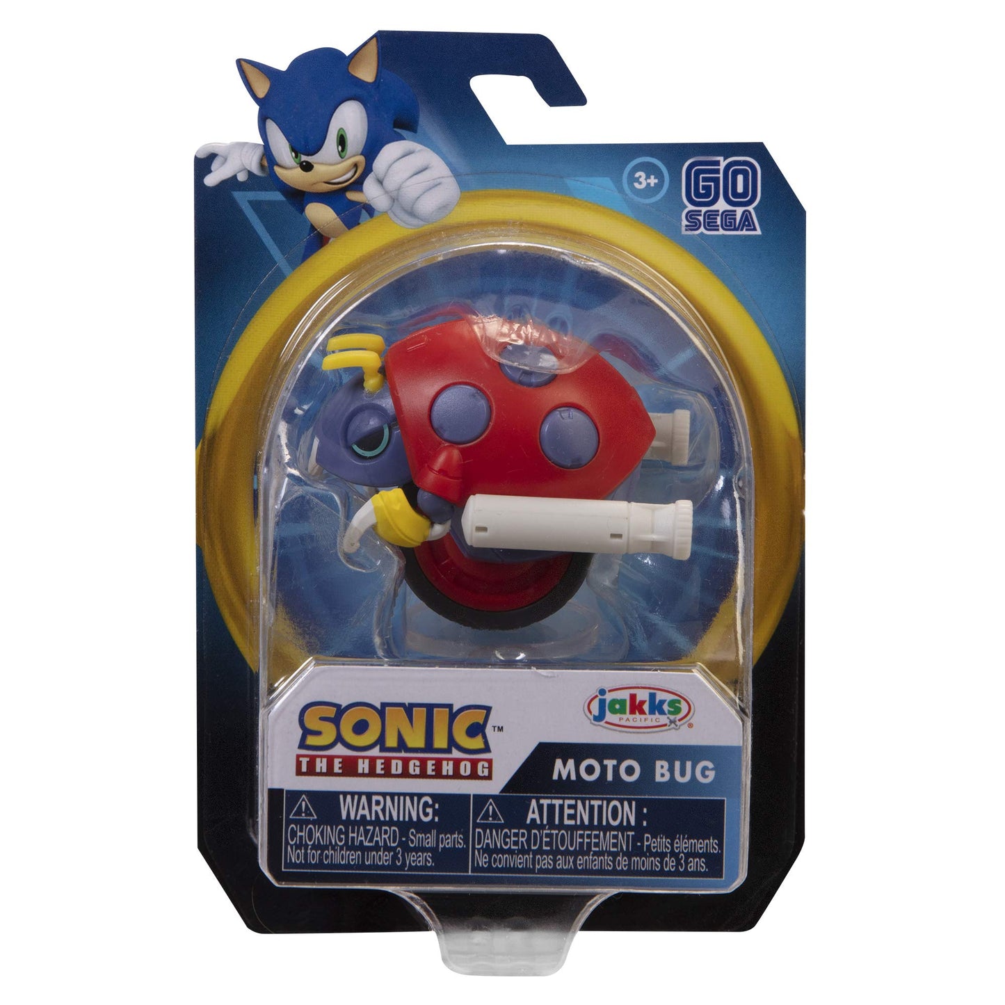 Sonic The Hedgehog Action Figure 2.5 Inch Moto Bug – Collectible Toy for Kids 3+