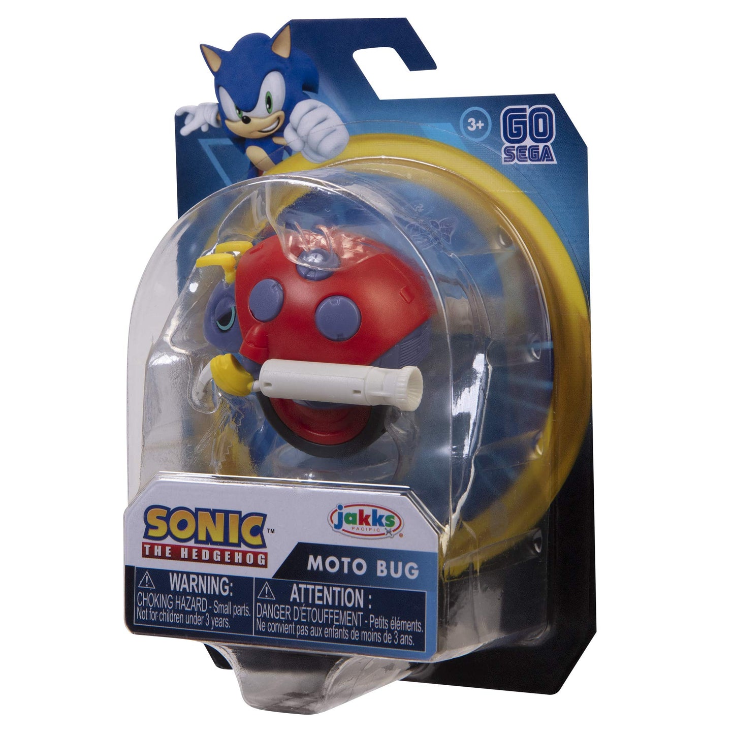 Sonic The Hedgehog Action Figure 2.5 Inch Moto Bug – Collectible Toy for Kids 3+