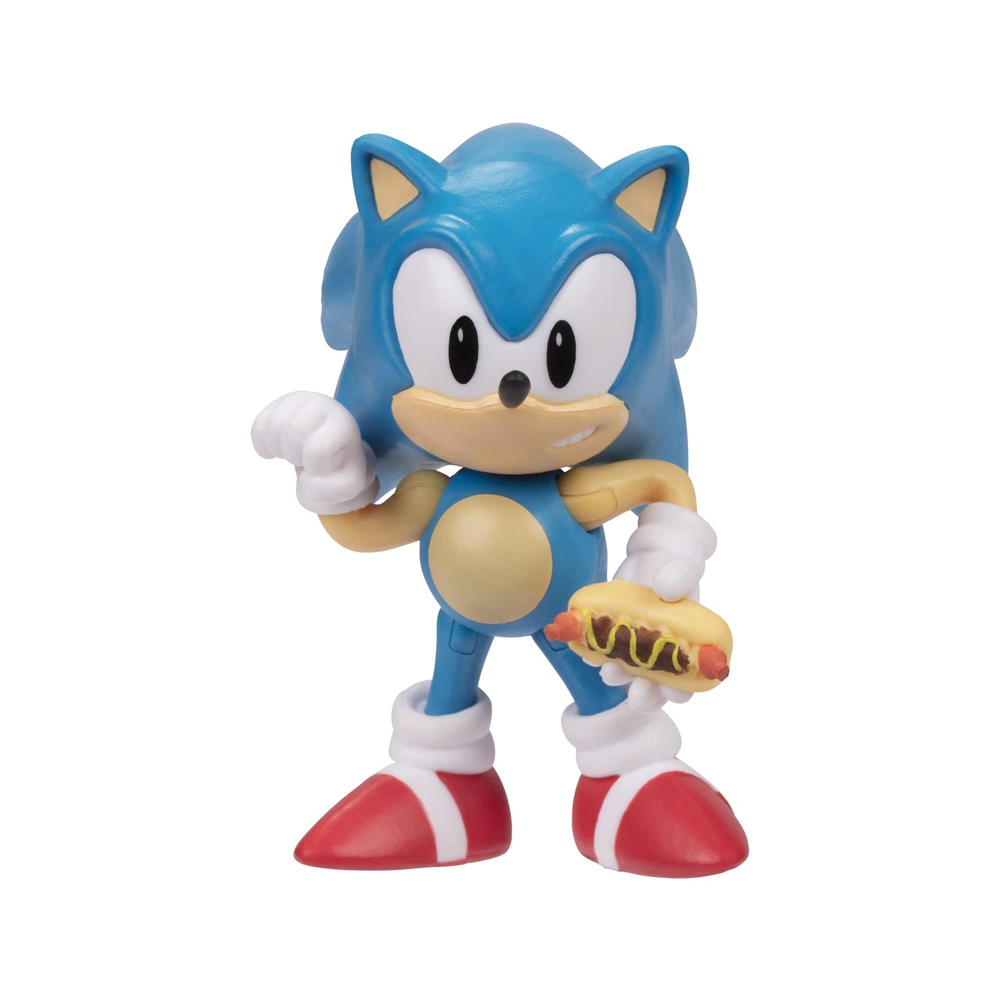 Sonic The Hedgehog 2.5-Inch Classic Sonic Action Figure with Hot Dog Toy | Collectible