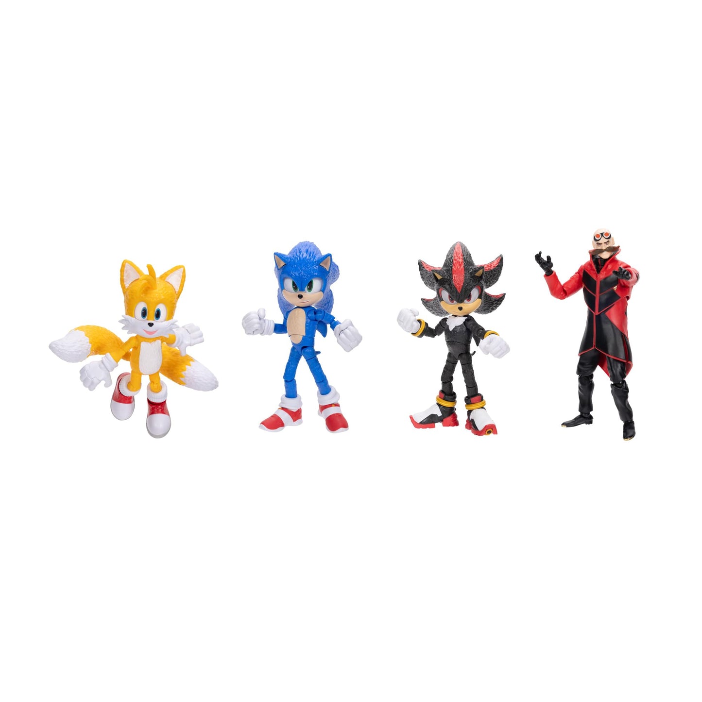 Sonic The Hedgehog 3 Movie 5-Inch Action Figure 4-Pack | Jakks Pacific Wave 1