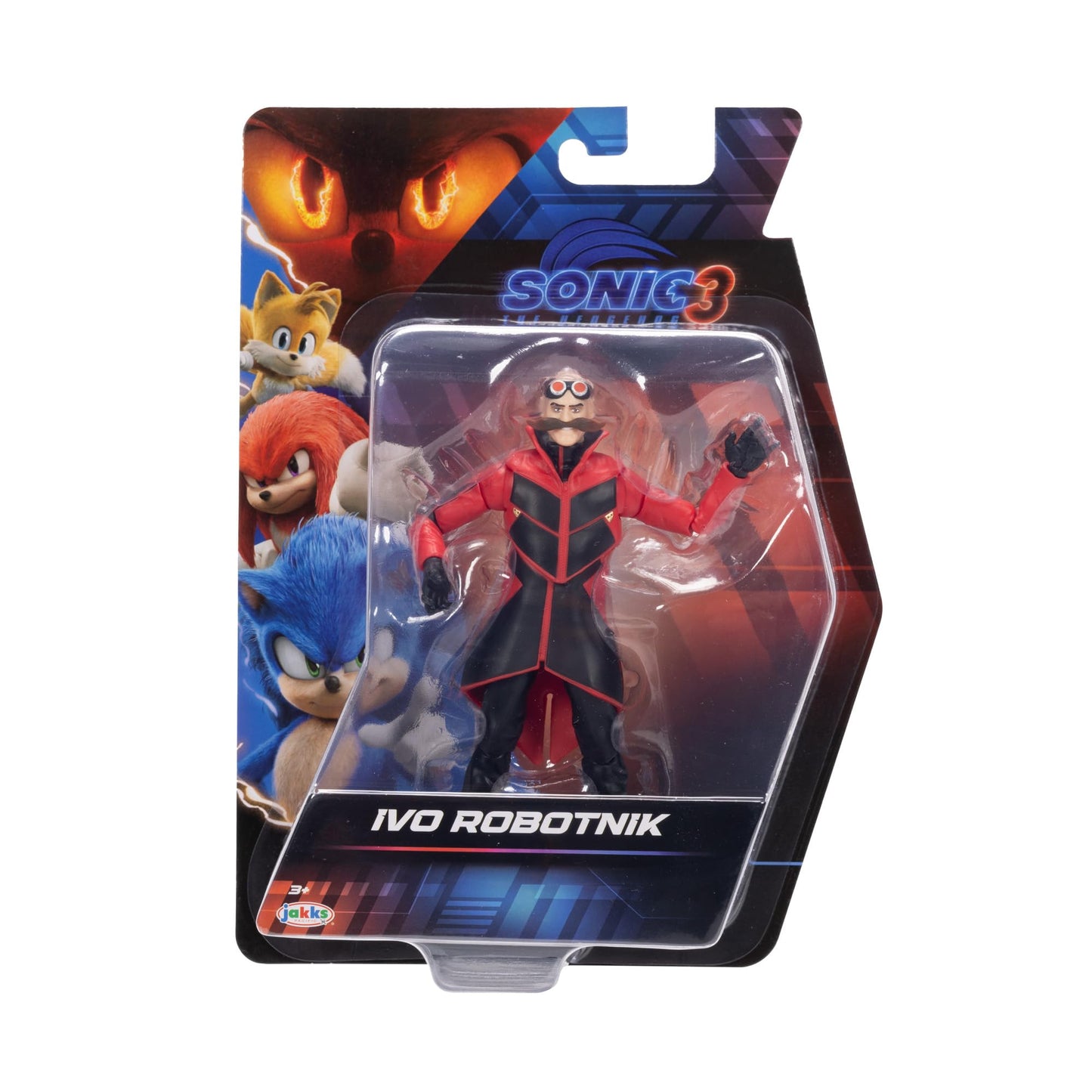 Sonic 3 Movie 5-Inch Ivo Robotnik Action Figure – Officially Licensed