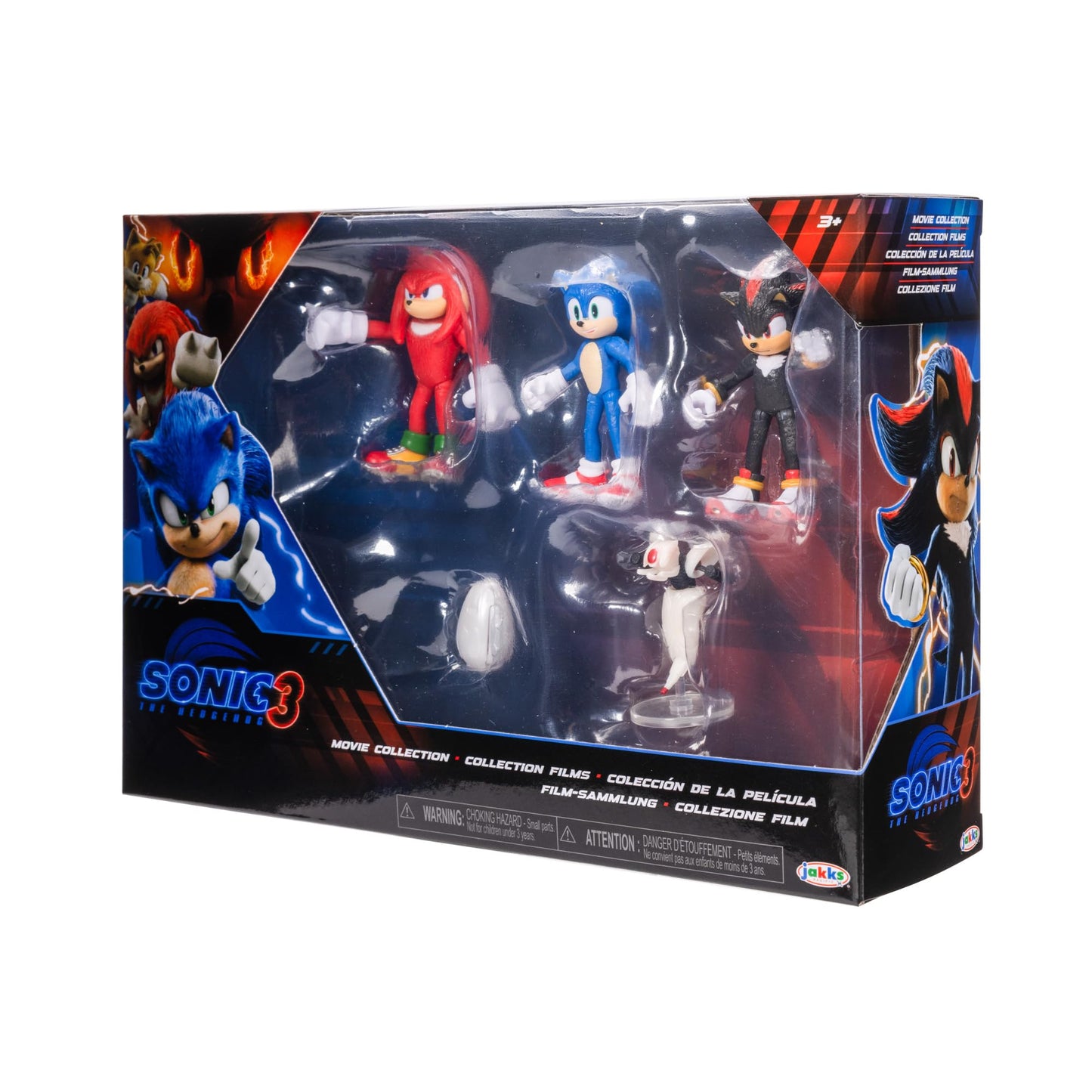 Sonic The Hedgehog 3 Movie 2.5-Inch Action Figures Multi-Pack – Officially Licensed Toy Set