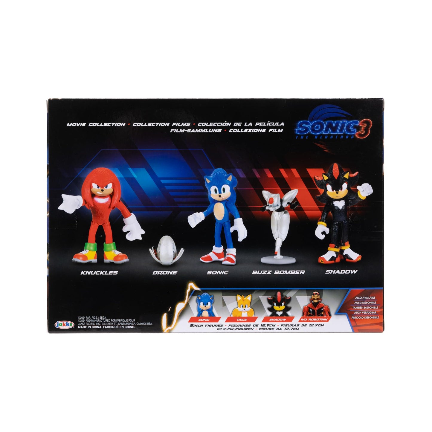 Sonic The Hedgehog 3 Movie 2.5-Inch Action Figures Multi-Pack – Officially Licensed Toy Set