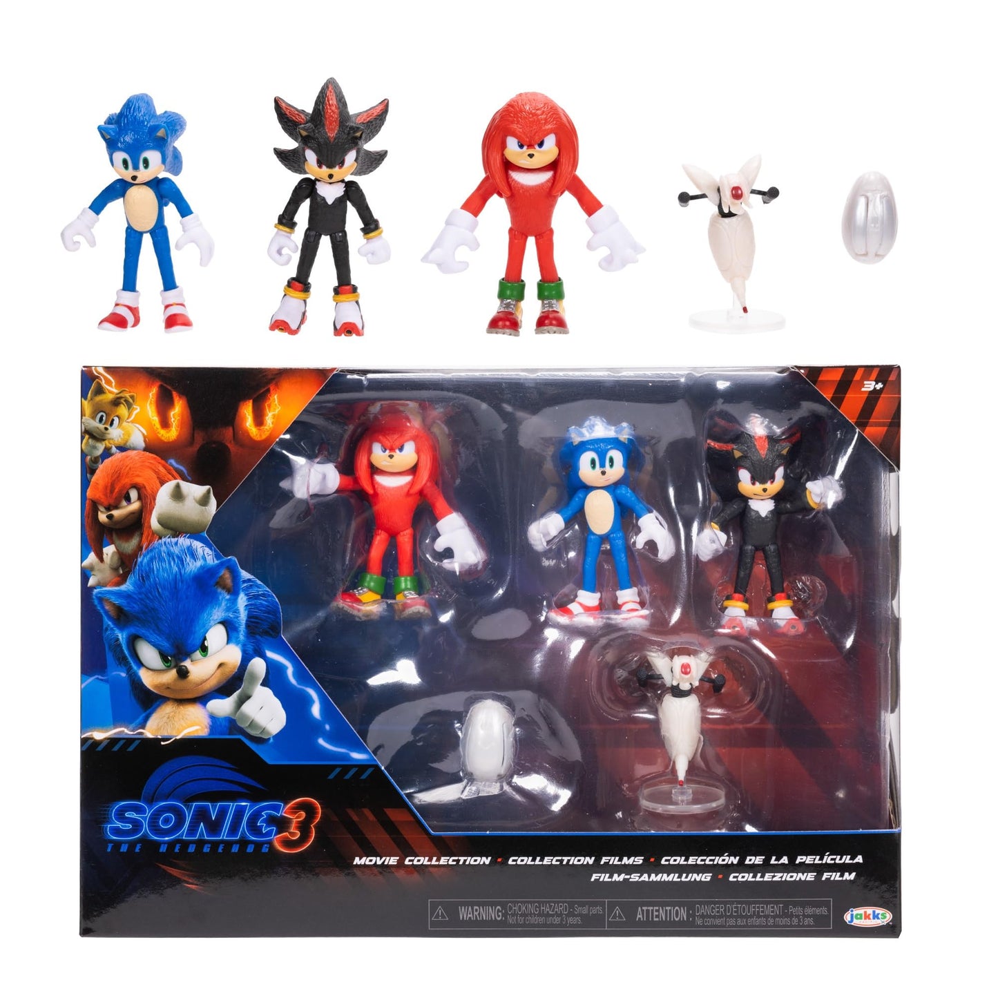 Sonic The Hedgehog 3 Movie 2.5-Inch Action Figures Multi-Pack – Officially Licensed Toy Set