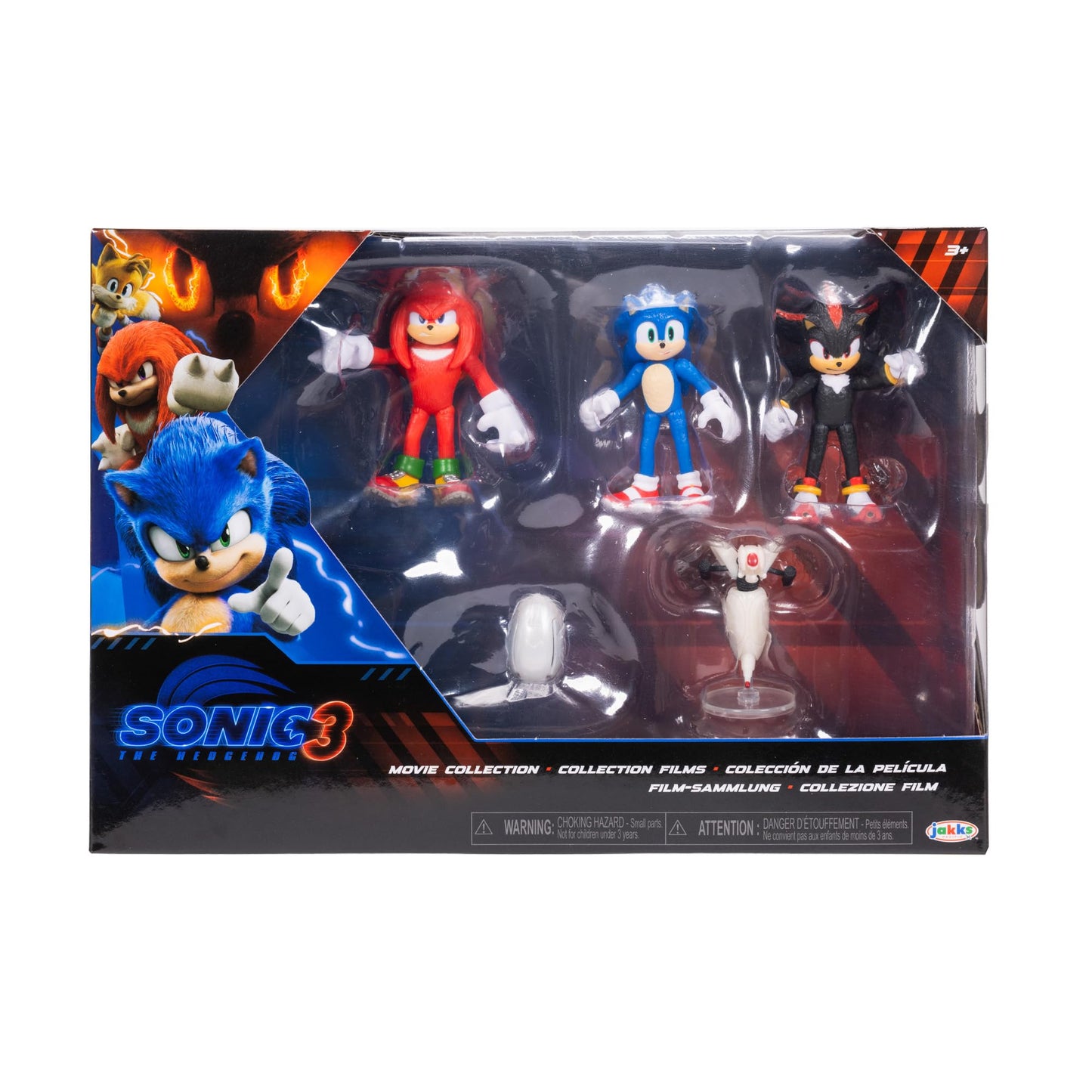 Sonic The Hedgehog 3 Movie 2.5-Inch Action Figures Multi-Pack – Officially Licensed Toy Set