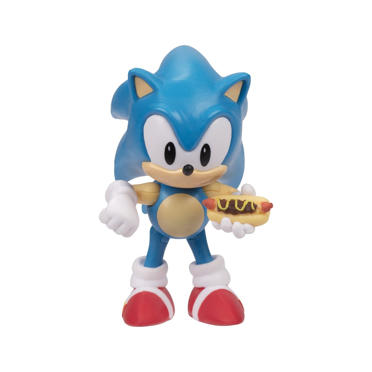 Sonic The Hedgehog 2.5-Inch Classic Sonic Action Figure with Hot Dog Toy | Collectible