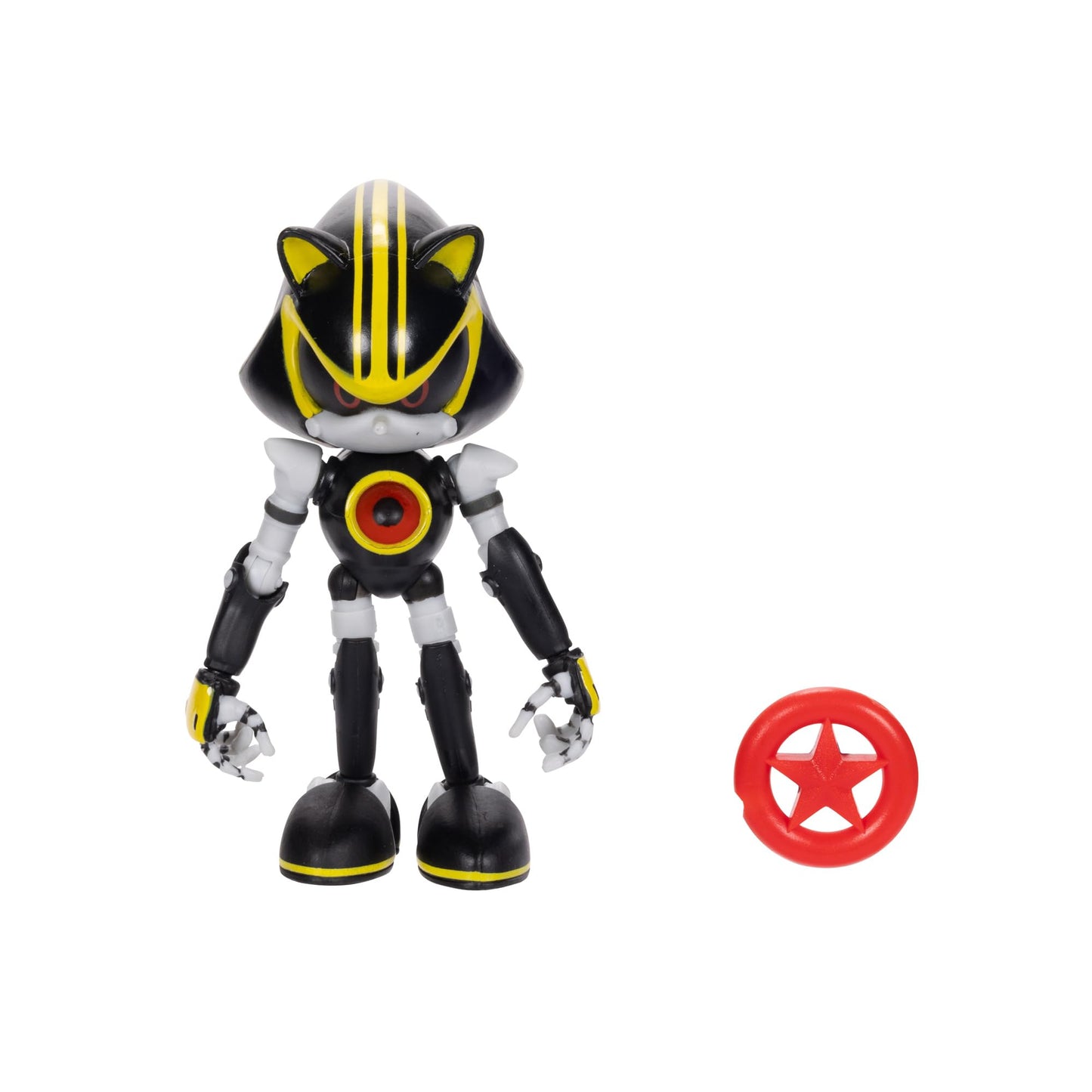 Sonic the Hedgehog Metal Sonic 3.0 – 4-Inch Action Figure with Red Star Accessory | Sega Licensed