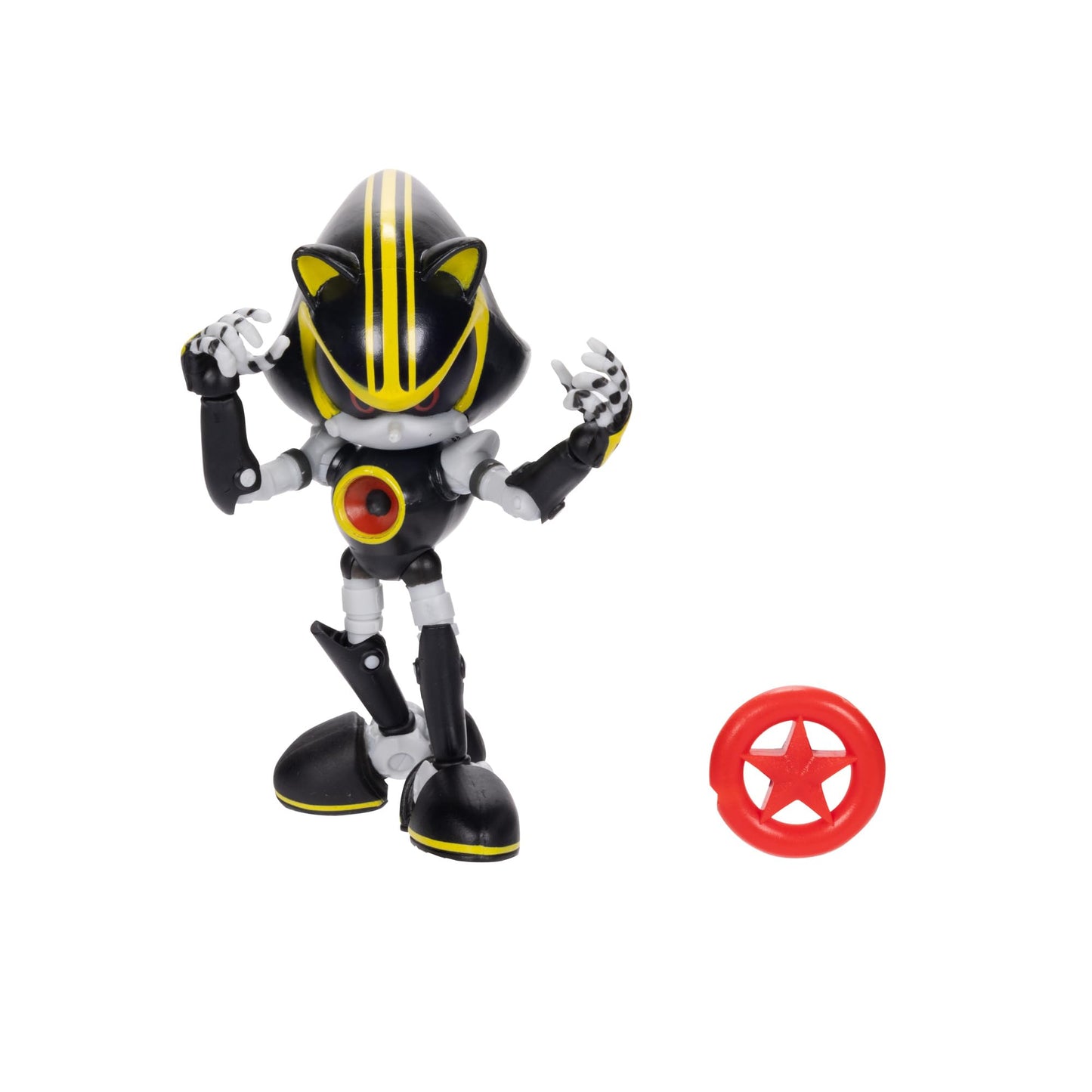 Sonic the Hedgehog Metal Sonic 3.0 – 4-Inch Action Figure with Red Star Accessory | Sega Licensed