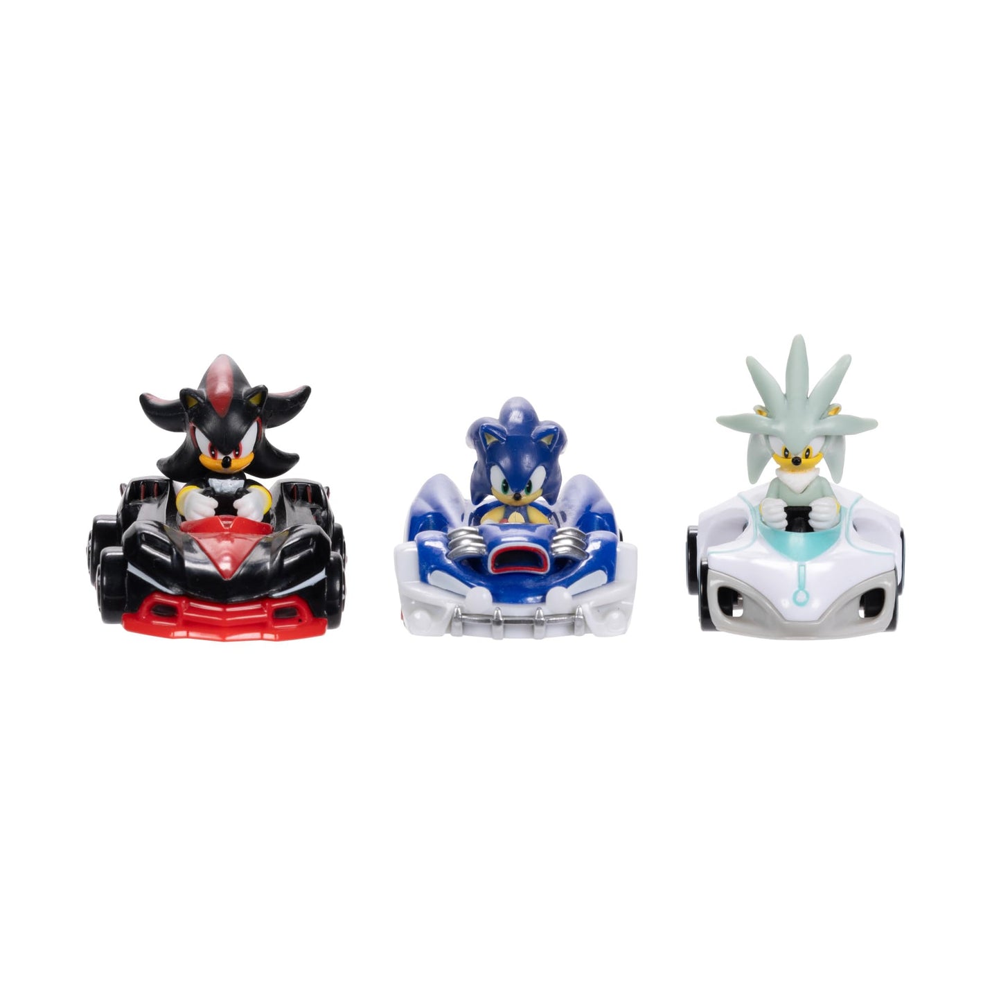 Sonic The Hedgehog Vehicles 3-Pack 1:64 Die-Cast – Sonic Speed Star, Tails Whirlwind Sport & Dr. Eggman Egg Booster