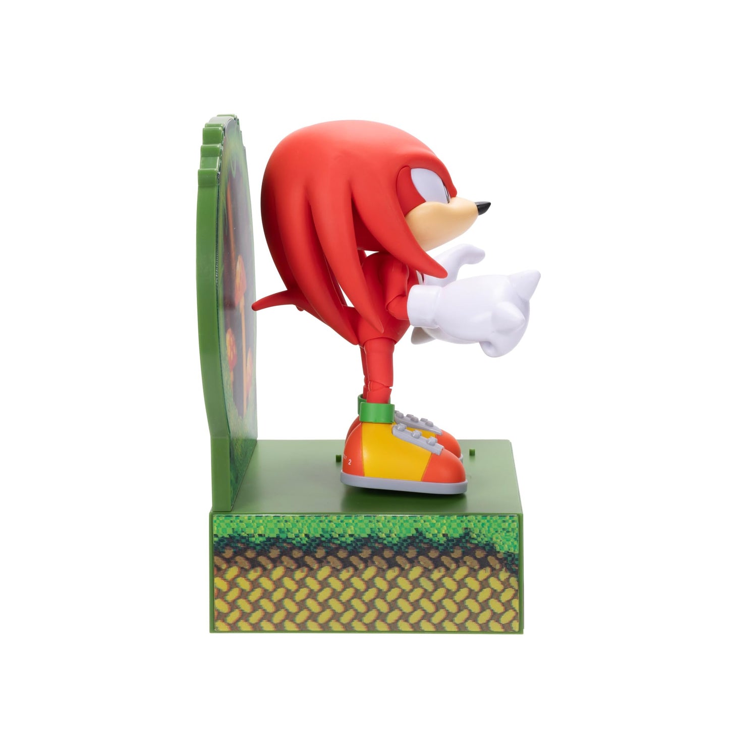 Sonic the Hedgehog 6-Inch Knuckles Figure — Customizable Expressions & Holographic Base | Sega Licensed