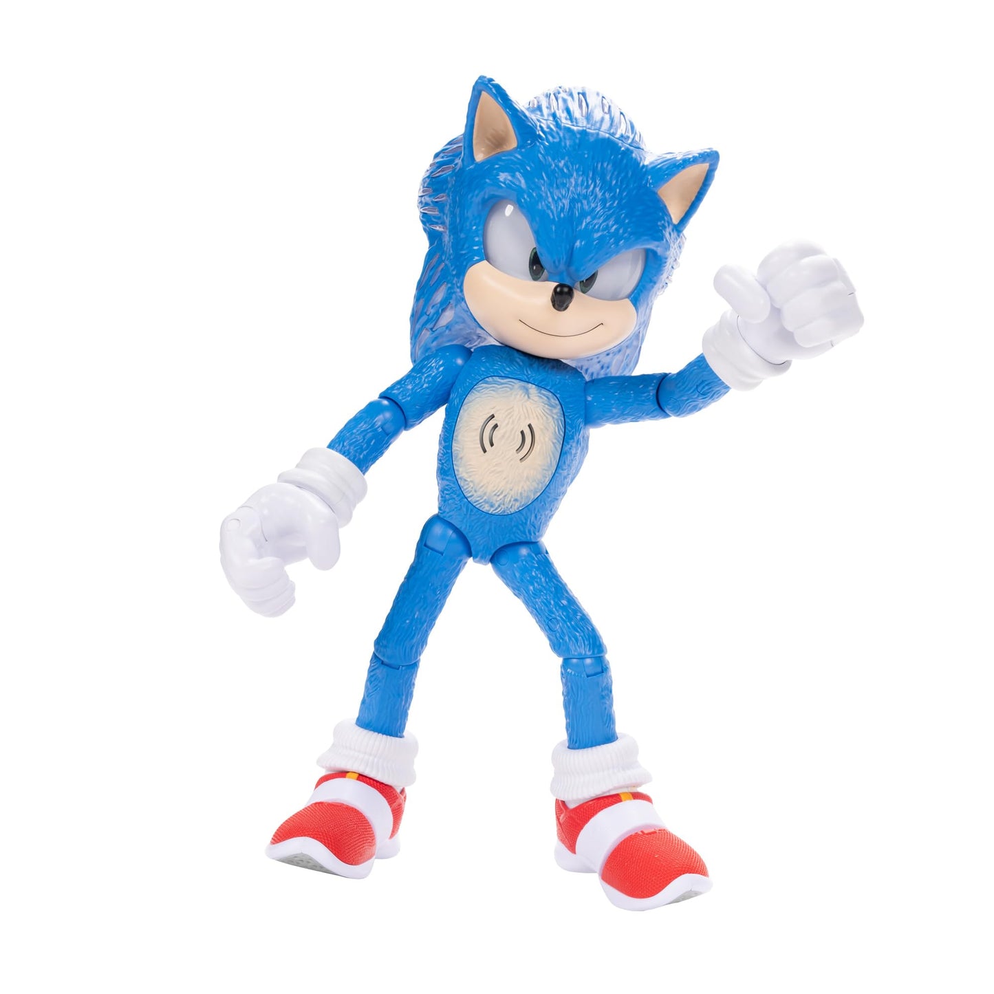 Sonic The Hedgehog 3 Ultimate Talking Sonic 12-Inch Figure | 30+ Phrases, Light-Up Eyes