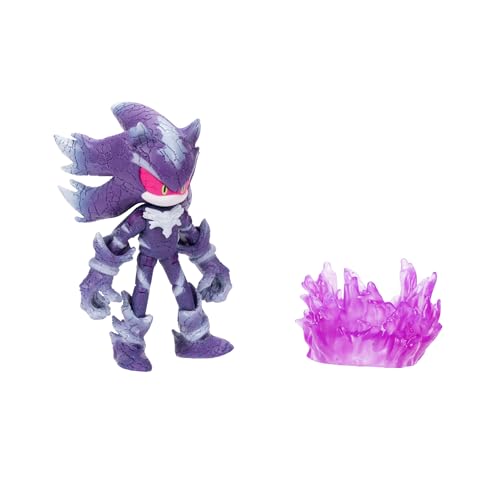 Sonic the Hedgehog 4-Inch Mephiles the Dark Action Figure with Purple Mist Base – Officially Licensed by Sega