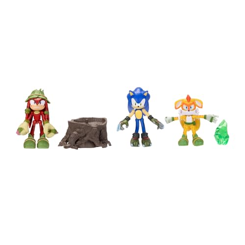 Sonic Prime 2.5-Inch Action Figures Bos Cage Maze 5-Piece Pack — Officially Licensed by Sega & Netflix