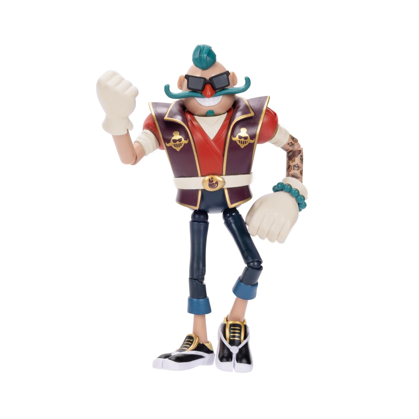 Sonic Prime Dr. Deep 5-Inch Action Figure – 13-Point Articulation (Licensed)