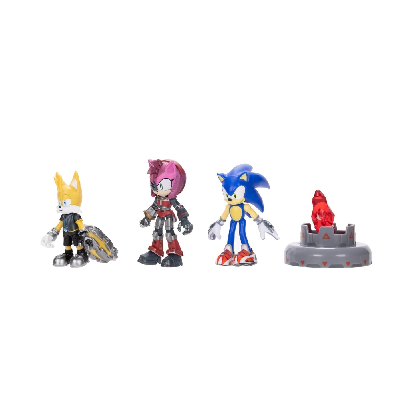 Sonic Prime 2.5-inch Figure Multipack – Sonic, Tails Nine & The Prism Shard with Display Base