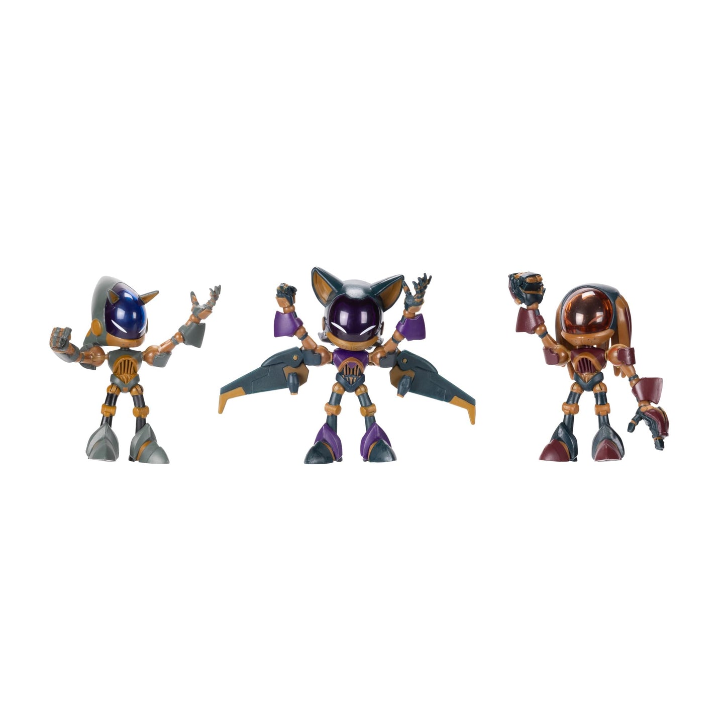Sonic The Hedgehog Sonic Prime Grim 2.5-Inch Action Figures – 5-Piece Trooper & Prism Shard Set (Officially Licensed)