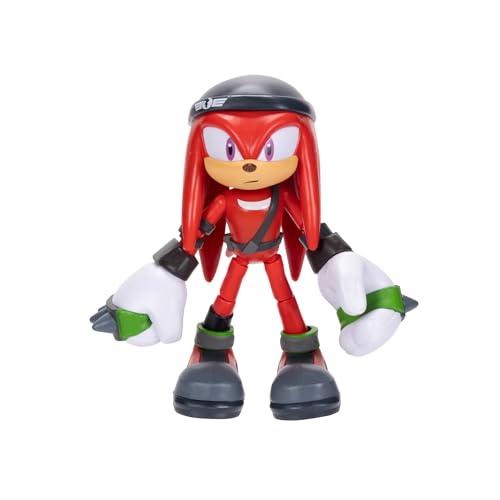 Sonic The Hedgehog Prime 5-Inch Knuckles Figure – 13-Point Articulation, Officially Licensed