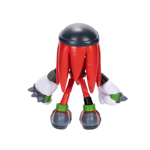 Sonic The Hedgehog Prime 5-Inch Knuckles Figure – 13-Point Articulation, Officially Licensed