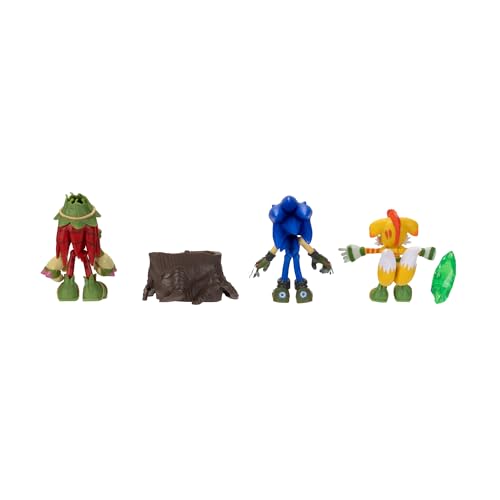 Sonic Prime 2.5-Inch Action Figures Bos Cage Maze 5-Piece Pack — Officially Licensed by Sega & Netflix