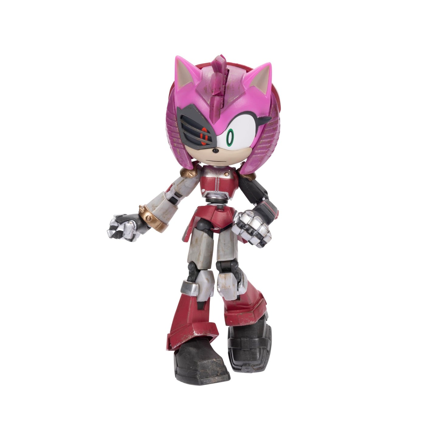 Sonic Prime 5-Inch Rusty Rose Yoke City Figure - 12-Point Articulation