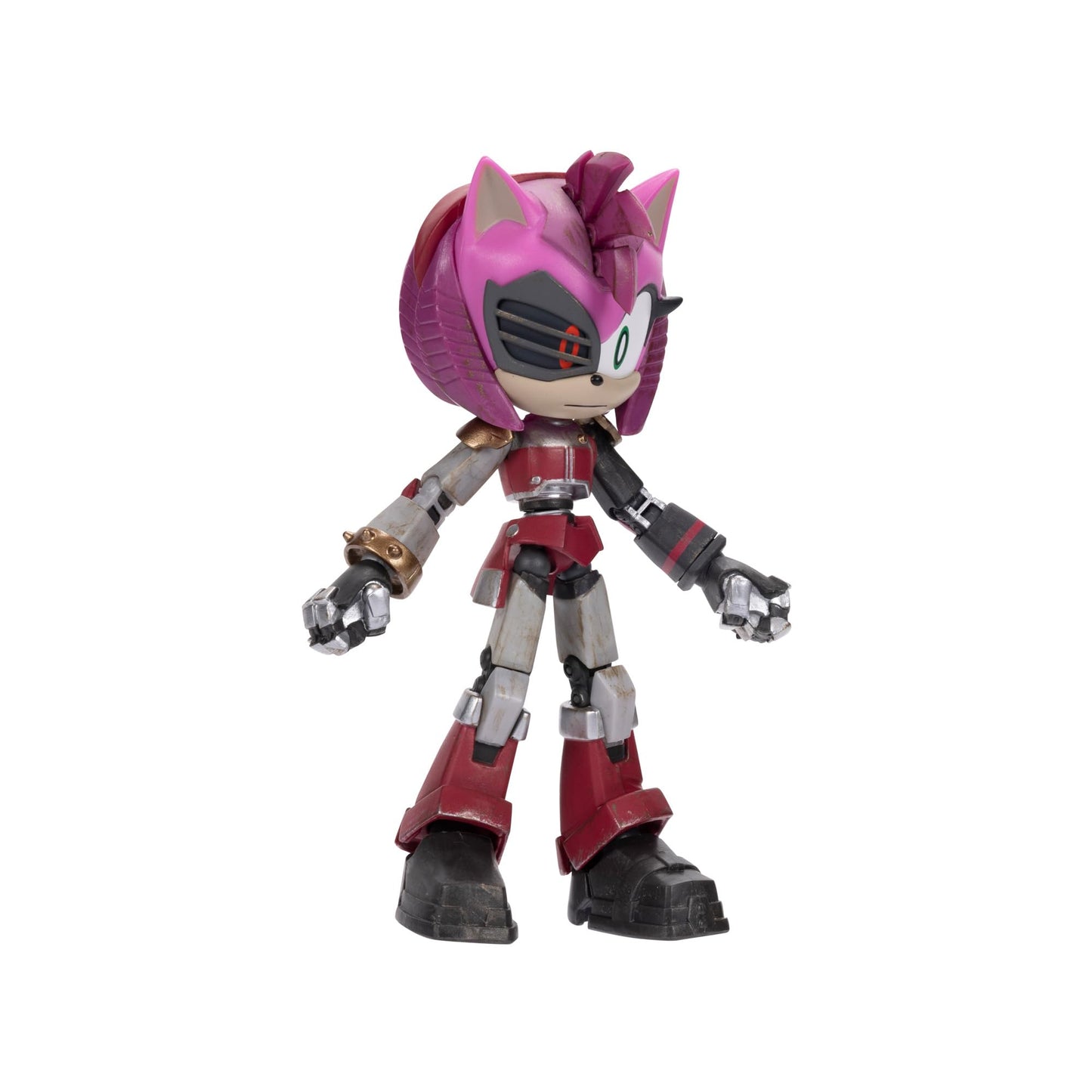 Sonic Prime 5-Inch Rusty Rose Yoke City Figure - 12-Point Articulation