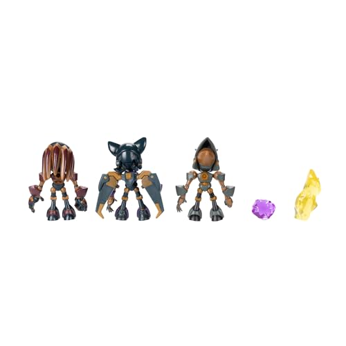 Sonic The Hedgehog Sonic Prime Grim 2.5-Inch Action Figures – 5-Piece Trooper & Prism Shard Set (Officially Licensed)