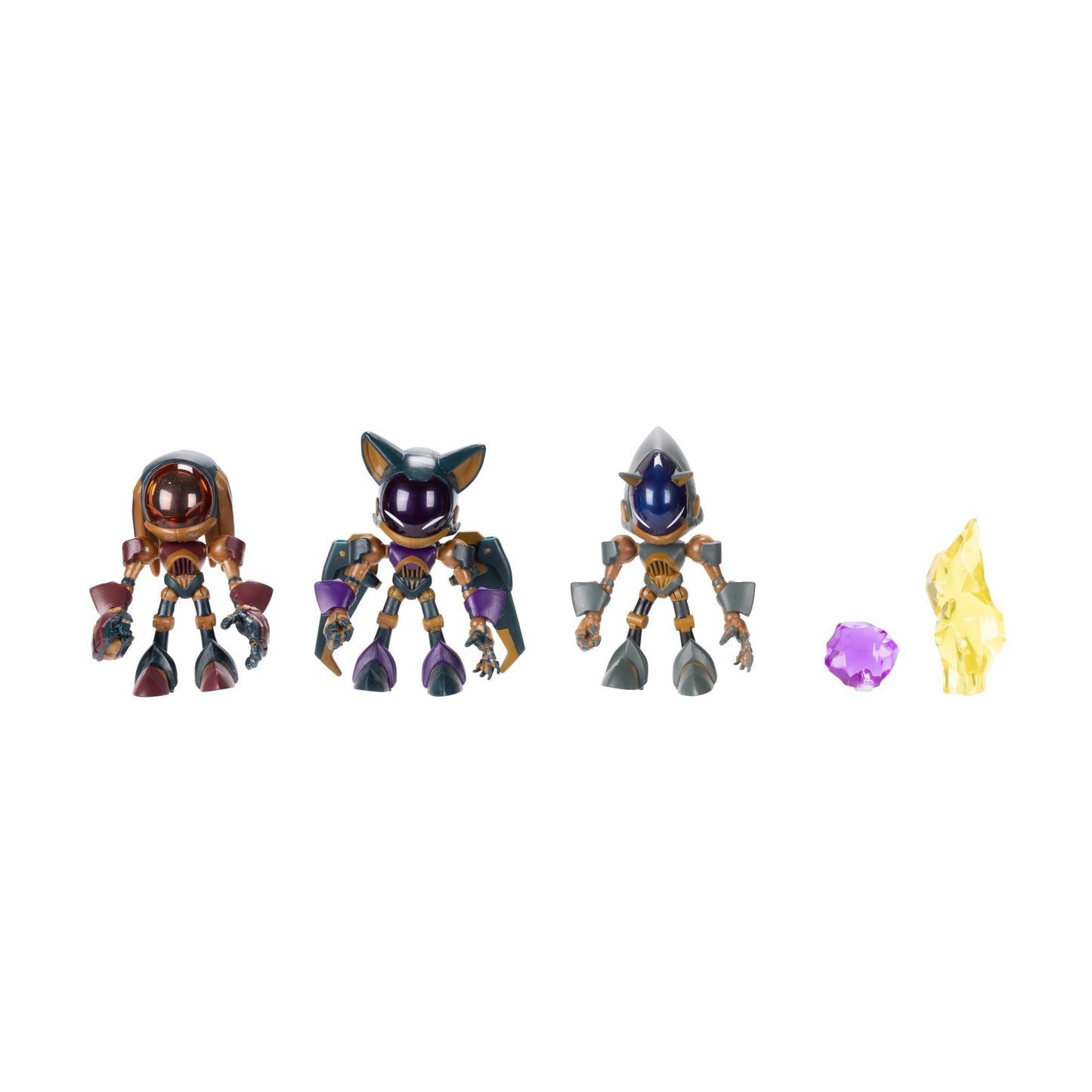 Sonic The Hedgehog Sonic Prime Grim 2.5-Inch Action Figures – 5-Piece Trooper & Prism Shard Set (Officially Licensed)